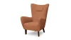 Кресло - аналог IKEA OMTANKSAM, 107х91х77 см, оранжевый
