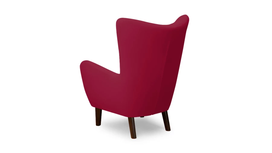 Кресло - аналог IKEA OMTANKSAM, 107х91х77 см, красный (изображение №4)