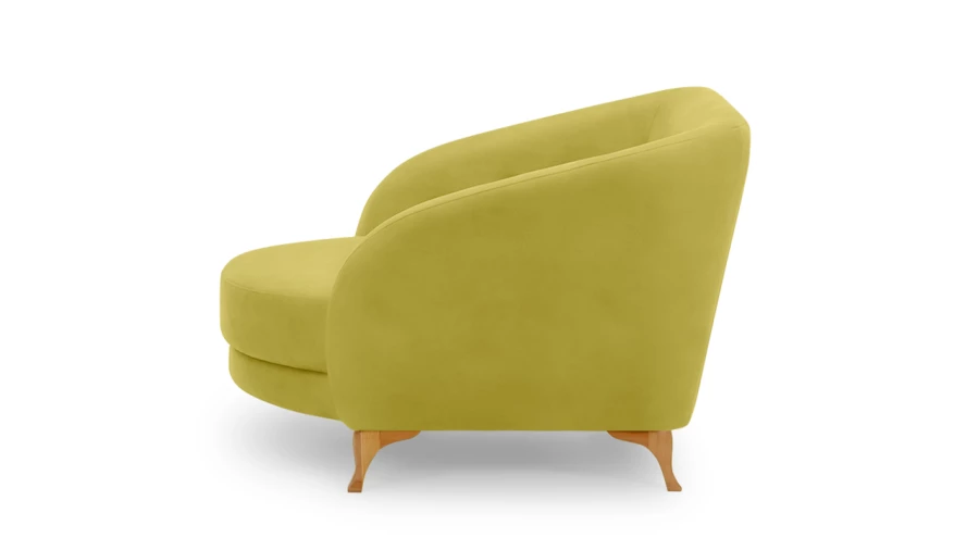 Диван - аналог IKEA ESSEBODA, 146х128х83 см, желтый (изображение №4)