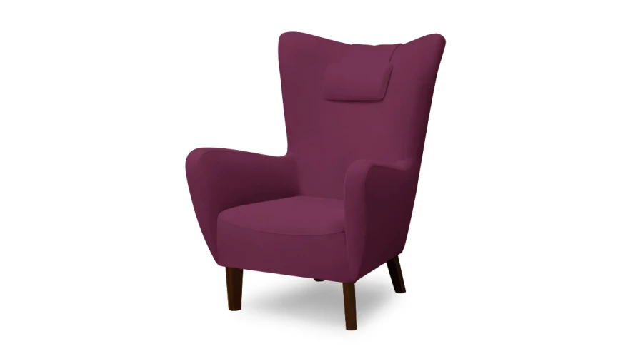 Кресло - аналог IKEA OMTANKSAM, 107х91х77 см, фиолетовый (изображение №1)