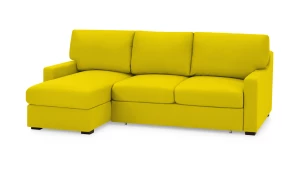 Диван - аналог IKEA KIVIK, 221х153х90 см, желтый