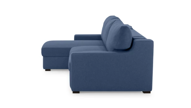 Диван - аналог IKEA KIVIK, 221х153х90 см, синий (изображение №3)