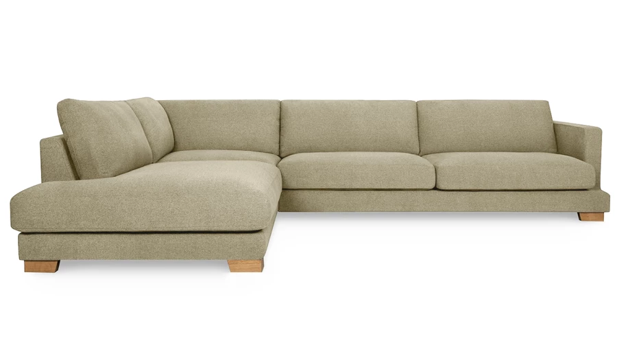 Угловой диван - аналог IKEA VIMLE, 300х221х95 см, бежевый (изображение №1)