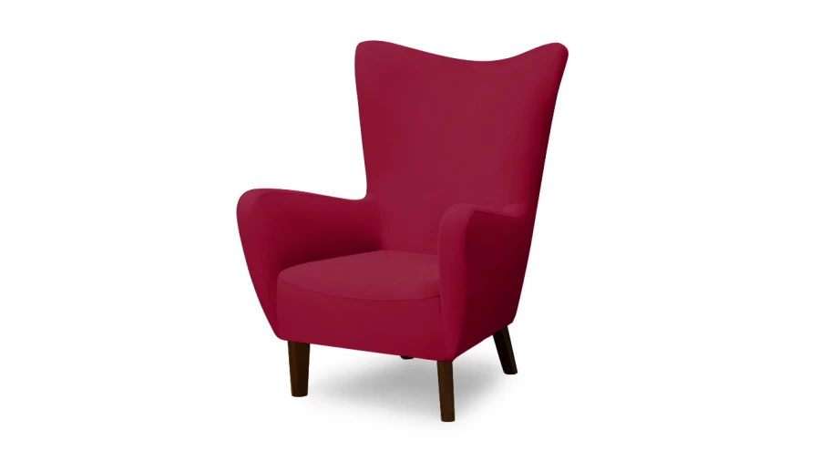 Кресло - аналог IKEA OMTANKSAM, 107х91х77 см, красный (изображение №1)