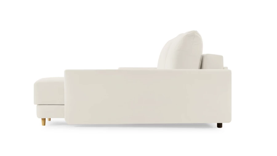 Диван - аналог IKEA FRIHETEN, 230х186х90 см, белый (изображение №3)