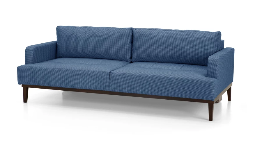 Диван - аналог IKEA LANDSKRONA, 213х111х81 см, синий (изображение №1)