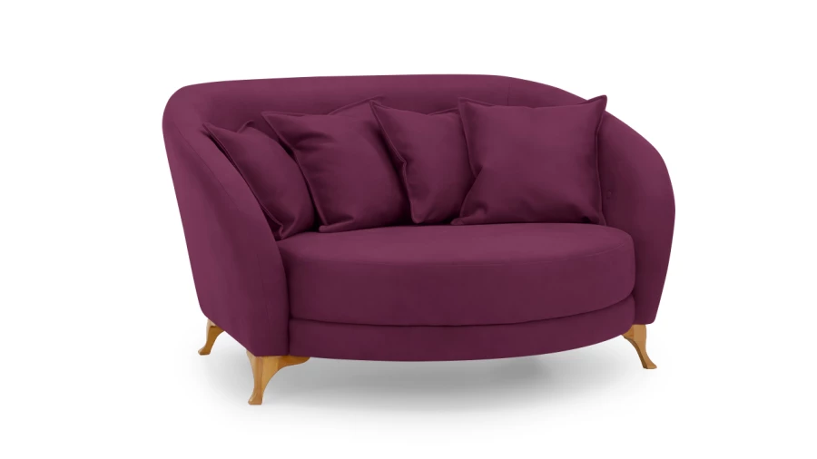 Диван - аналог IKEA ESSEBODA, 146х128х83 см, фиолетовый (изображение №9)