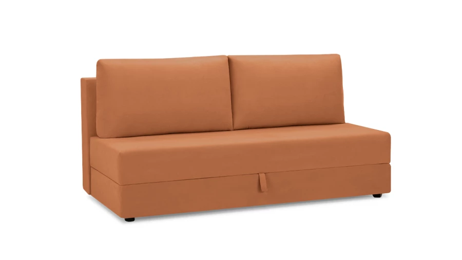 Диван - аналог IKEA VILASUND, 200х93х100 см, оранжевый (изображение №6)