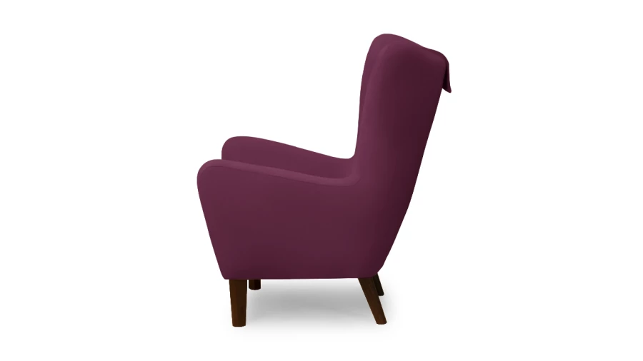 Кресло - аналог IKEA OMTANKSAM, 107х91х77 см, фиолетовый (изображение №3)