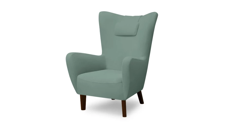 Кресло - аналог IKEA OMTANKSAM, 107х91х77 см, бирюзовый (изображение №1)