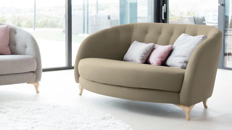 Диван - аналог IKEA ESSEBODA, 146х128х83 см, светло-коричневый (изображение №2)