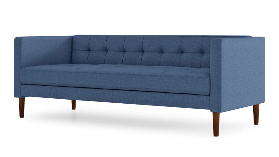 Диван - аналог IKEA ASKESTA, 186х76х67 см, синий (изображение №1)