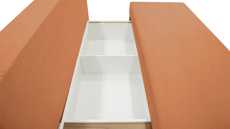 Диван - аналог IKEA VILASUND, 200х93х100 см, оранжевый (изображение №9)