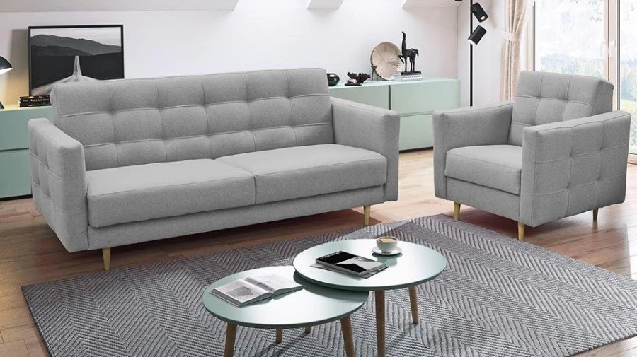 Диван - аналог IKEA LANDSKRONA, 231х107х100 см, коричневый (изображение №5)