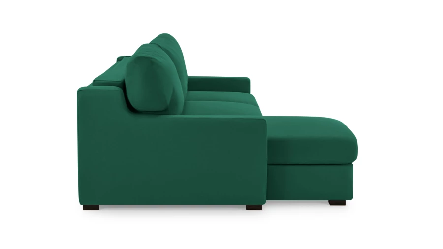 Диван - аналог IKEA KIVIK, 221х153х90 см, зеленый (изображение №4)