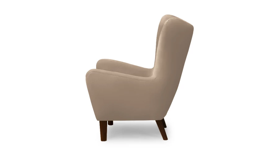 Кресло - аналог IKEA OMTANKSAM, 107х91х77 см, светло-коричневый (изображение №3)