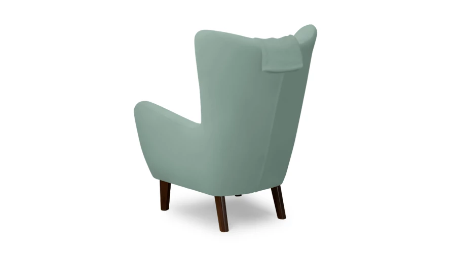 Кресло - аналог IKEA OMTANKSAM, 107х91х77 см, бирюзовый (изображение №4)