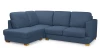 Угловой диван - аналог IKEA VIMLE, 236х190х95 см, синий