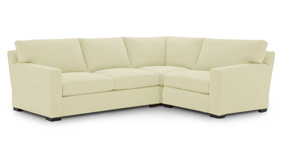 Угловой диван - аналог IKEA KIVIK, 221х153х90 см, бежевый (изображение №1)