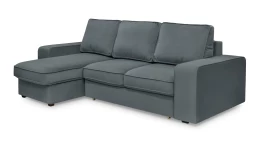 Угловой диван - аналог IKEA HOIMSUND, 247х153х90 см, серый