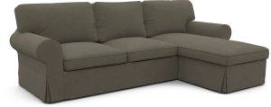Чехол угловой диван ИКЕА Экторп с козеткой - OPHELIA