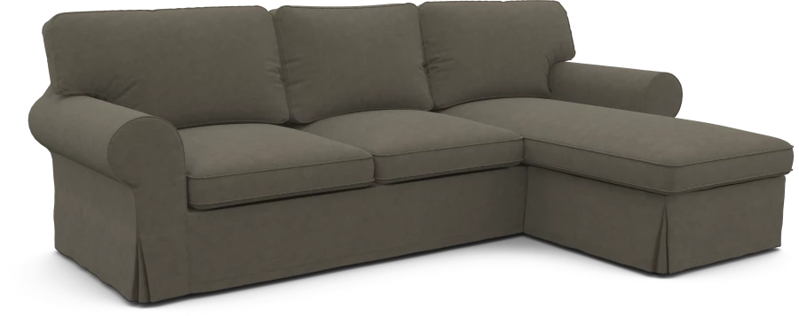 Чехол угловой диван ИКЕА Экторп с козеткой - OPHELIA (изображение №1)