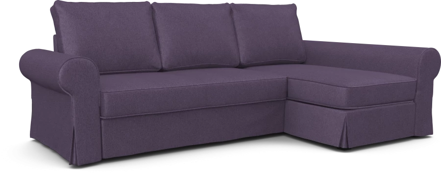 Чехол на диван ИКЕА Баккабру  с козеткой  - NEPTUN (изображение №1)