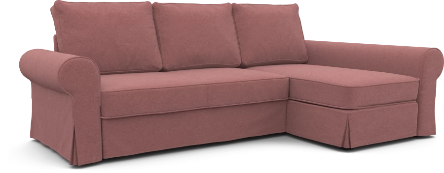 Чехол на диван ИКЕА Баккабру  с козеткой  - SCANDI (изображение №1)