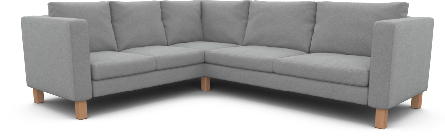 Чехол на угловой диван ИКЕА Карлстад - SCANDI (изображение №1)