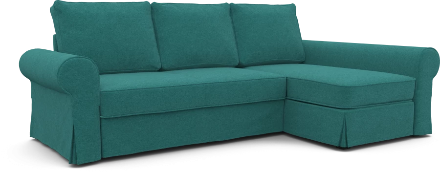 Чехол на диван ИКЕА Баккабру  с козеткой  - SCANDI (изображение №1)