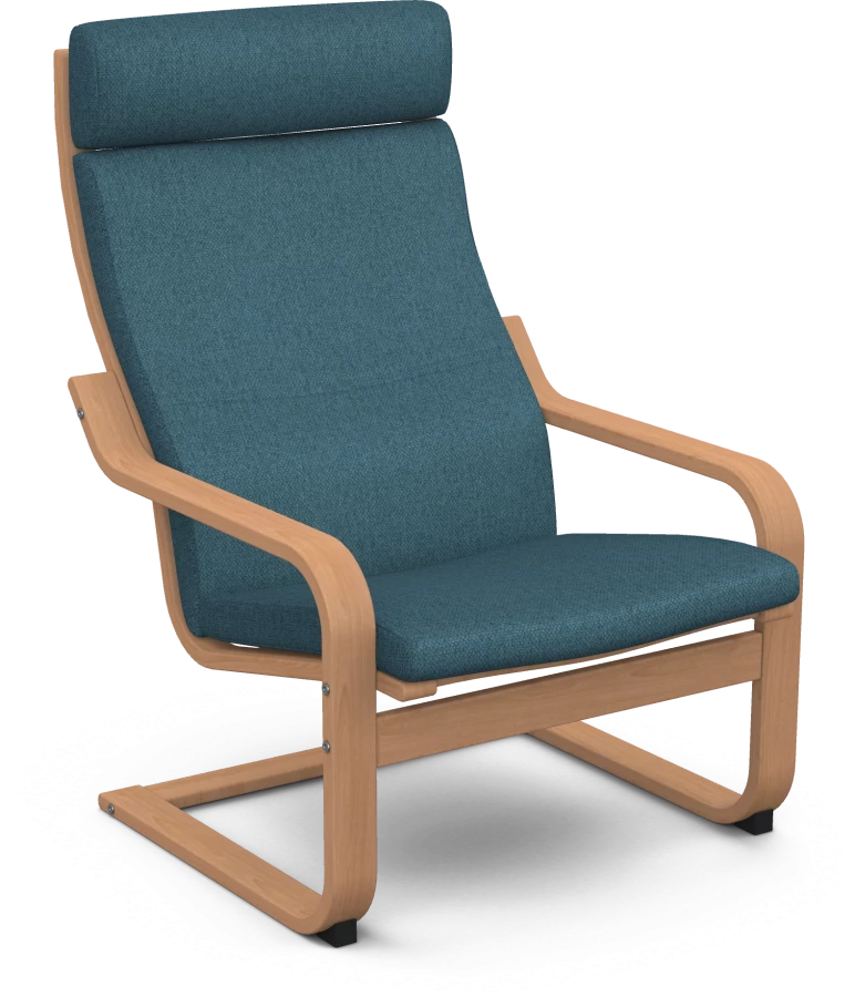 Чехол на кресло ИКЕА Поэнг - NEPTUN (изображение №1)