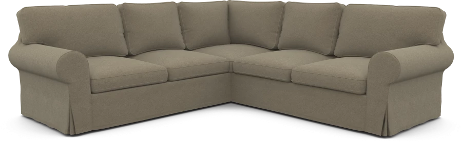 Чехол на диван ИКЕА ЭКТОРП угловой 2+2 - SCANDI (изображение №1)