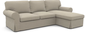 Чехол угловой диван ИКЕА Экторп с козеткой - SCANDI