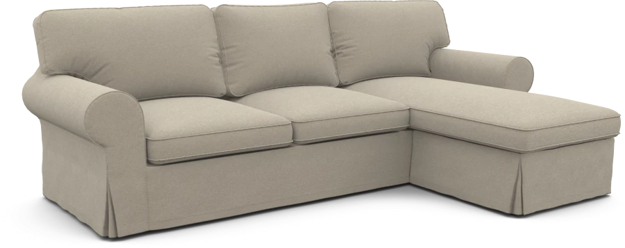 Чехол угловой диван ИКЕА Экторп с козеткой - SCANDI (изображение №1)