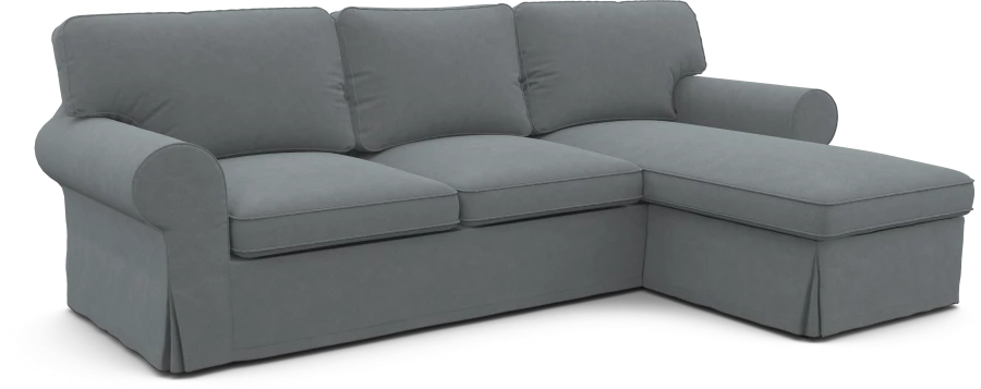 Чехол угловой диван ИКЕА Экторп с козеткой - OPHELIA (изображение №1)