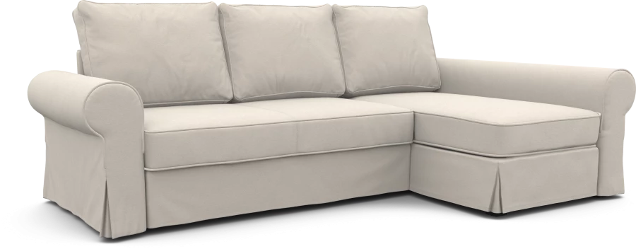 Чехол на диван ИКЕА Баккабру  с козеткой  - SCANDI (изображение №1)