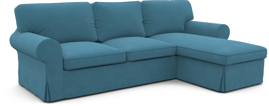 Чехол угловой диван ИКЕА Экторп с козеткой - BREEZE (изображение №1)