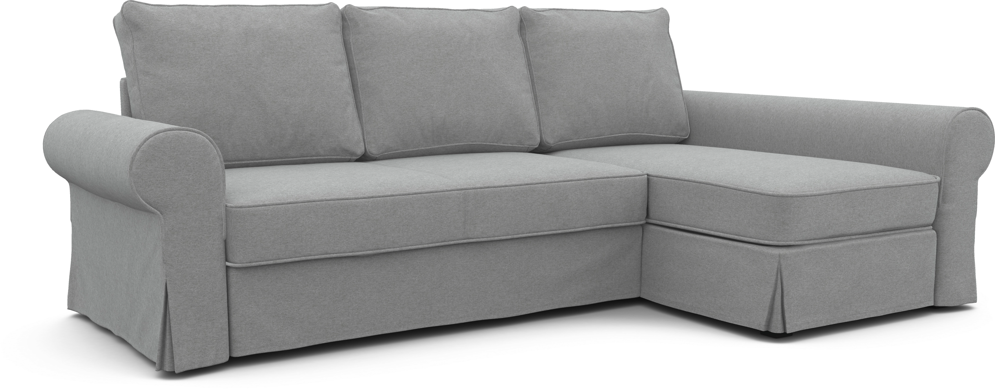 Чехол на диван ИКЕА Баккабру  с козеткой  - SCANDI