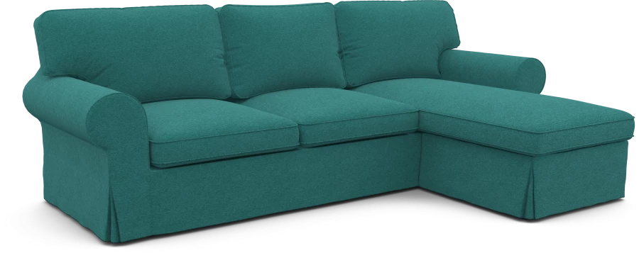 Чехол угловой диван ИКЕА Экторп с козеткой - SCANDI (изображение №1)