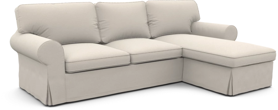 Чехол угловой диван ИКЕА Экторп с козеткой - SCANDI (изображение №1)