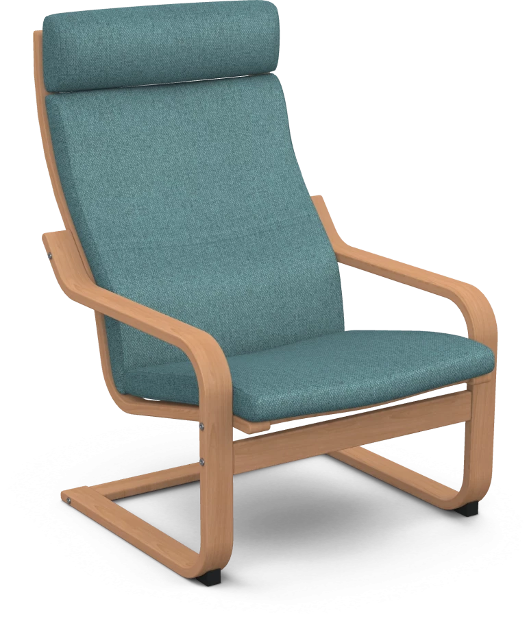 Чехол на кресло ИКЕА Поэнг - NEPTUN (изображение №1)