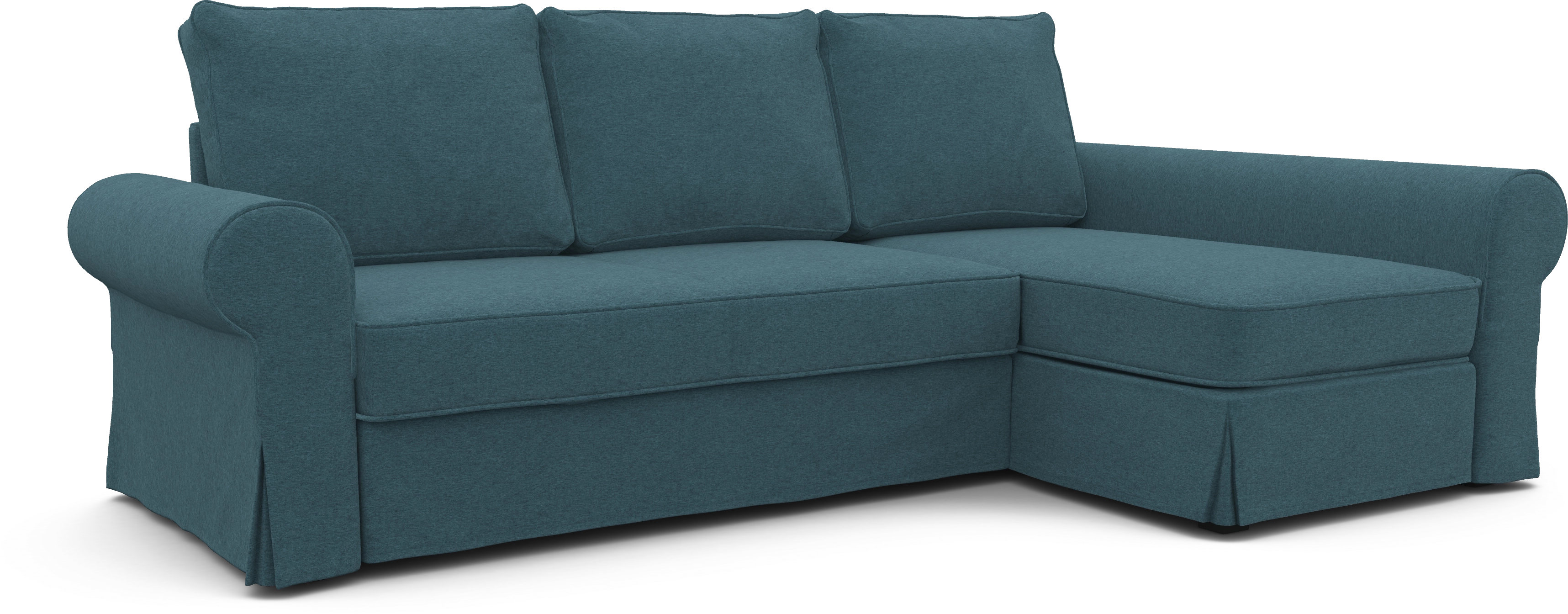 Чехол на диван ИКЕА Баккабру  с козеткой  - SCANDI