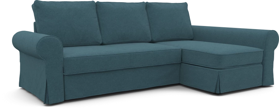 Чехол на диван ИКЕА Баккабру  с козеткой  - SCANDI (изображение №1)