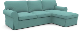 Чехол угловой диван ИКЕА Экторп с козеткой - SCANDI