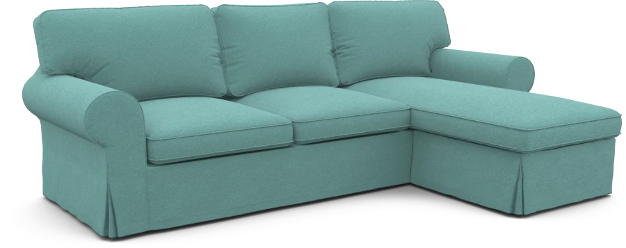 Чехол угловой диван ИКЕА Экторп с козеткой - SCANDI (изображение №1)