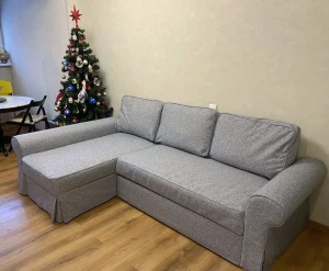 Второе фото. Чехол на диван ИКЕА Баккабру с козеткой - OPHELIA