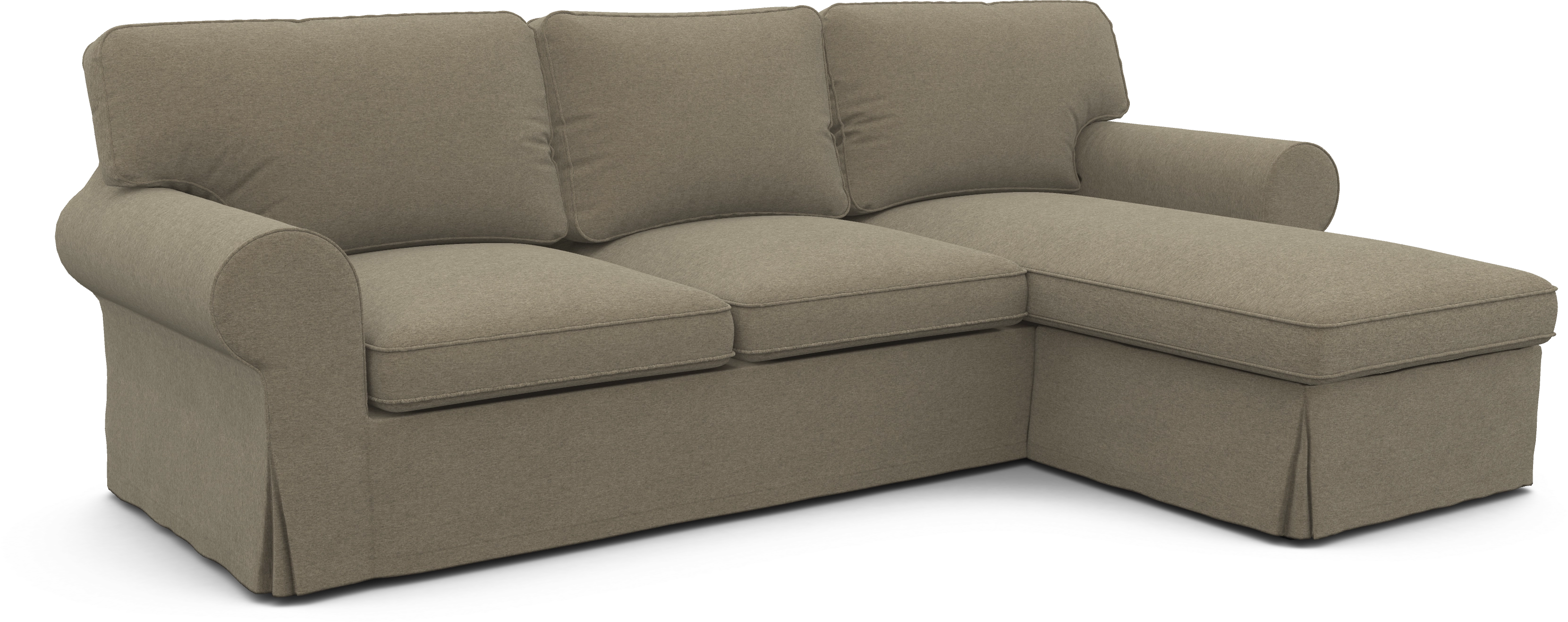 Чехол угловой диван ИКЕА Экторп с козеткой - SCANDI