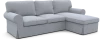 Чехол угловой диван ИКЕА Экторп с козеткой - OPHELIA
