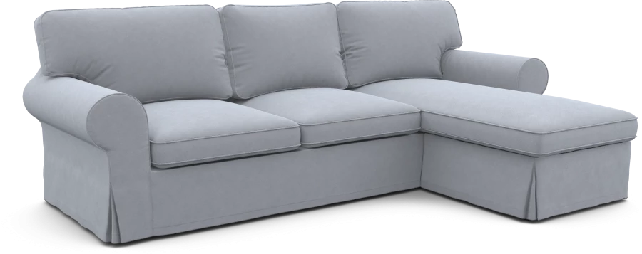 Чехол угловой диван ИКЕА Экторп с козеткой - OPHELIA (изображение №1)