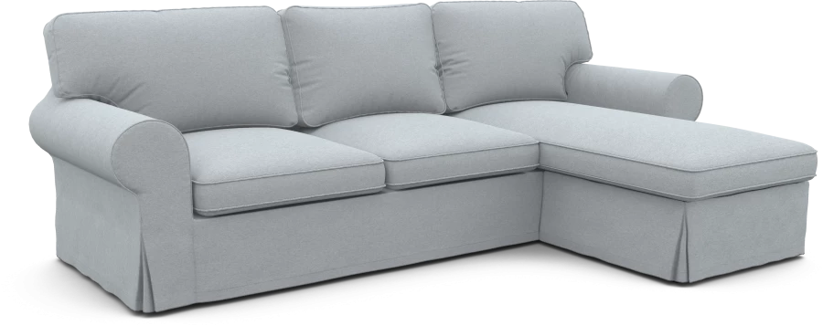 Чехол угловой диван ИКЕА Экторп с козеткой - SCANDI (изображение №1)